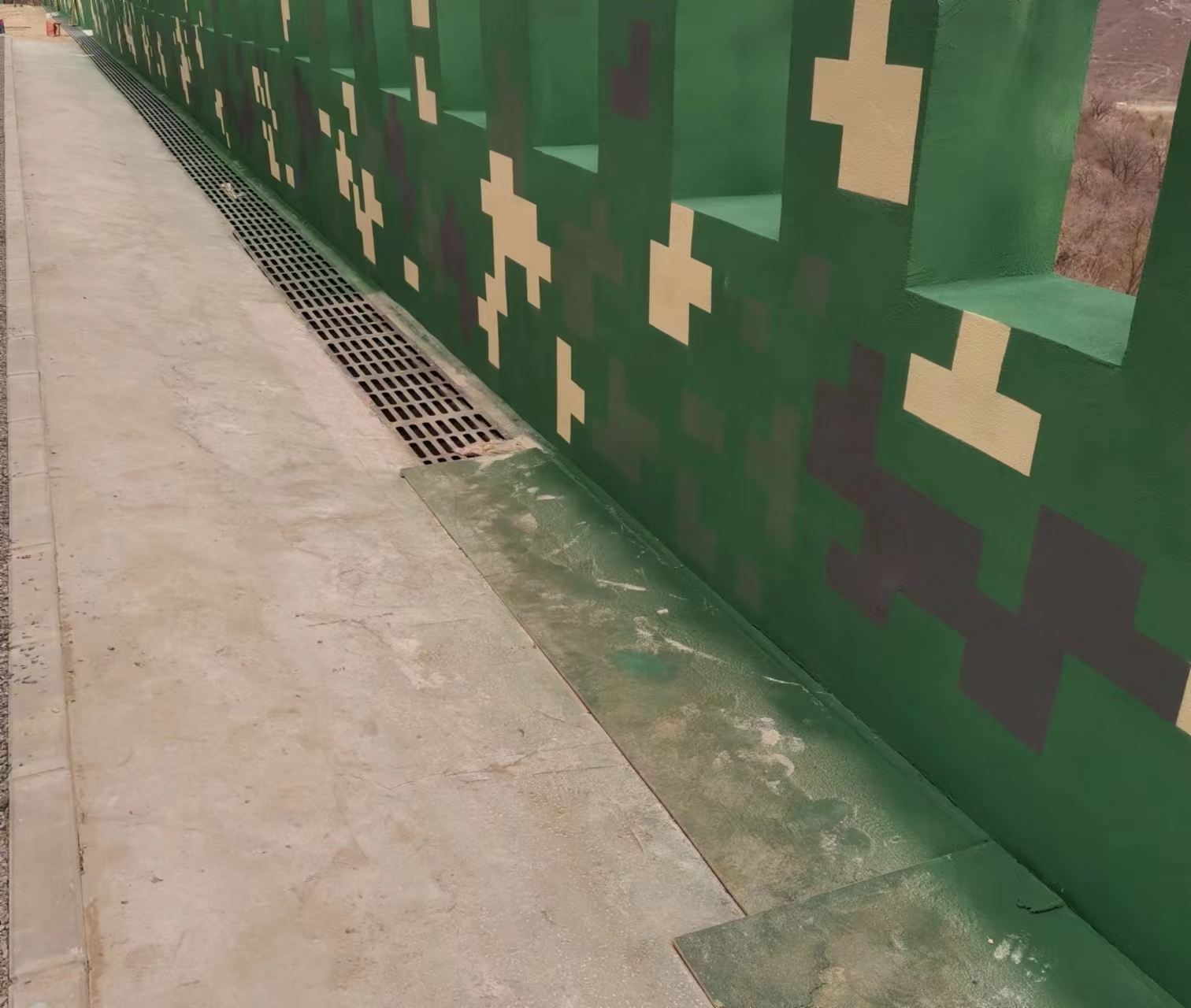 菏泽围墙迷彩喷涂,数迷彩漆