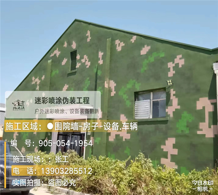 菏泽外墙数码迷彩漆施工报价清单（100㎡标准墙面测算）